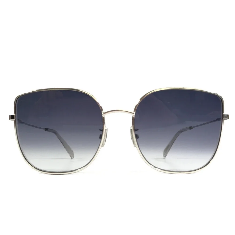 Celine Sunglasses CL40174U 16W Silver Cat Eye Frames w Gradient Dark Gray Lenses